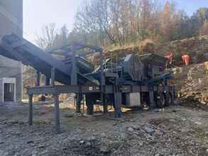 时产70-120吨β-鳞石英山石制砂机